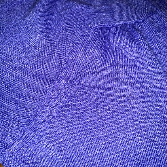 Debbie Morgan Blue or Purple Sz M Soft Cardigan - Picture 4 of 14